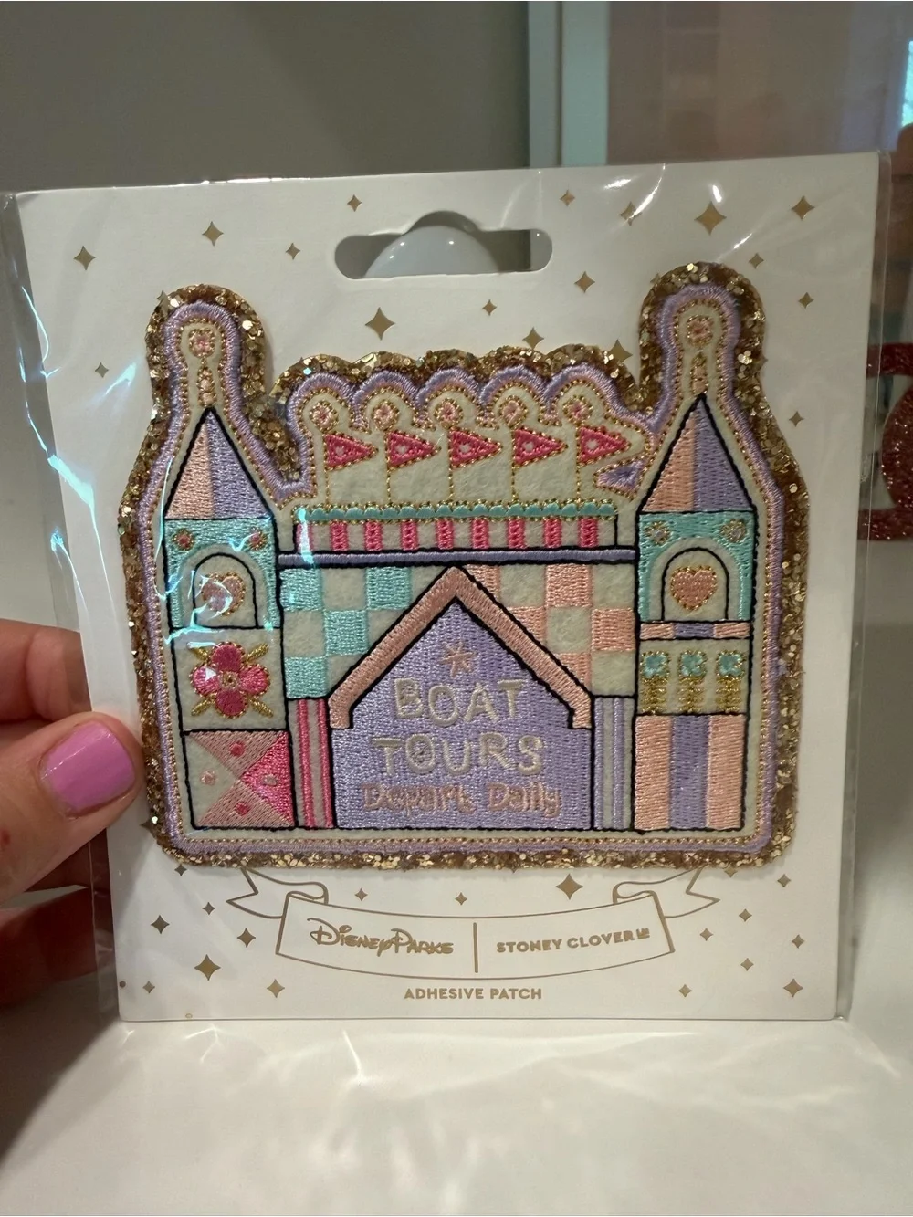 Pastel 'Boat Tours' Adhesive Patch